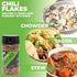 FreshJax Organic Smoked Red Chili Flakes (2.5 oz Bottle) Non GMO, Gluten Free, Keto, Paleo, No Preservatives Crushed Red Chili Pepper Flakes | Han...
