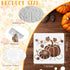 16 Pcs Fall Stencils Pumpkin Painting Stencils Fall Pumpkin Templates Reusable Maple Leaf Stencils on Wood Harvest Thanksgiving Autumn Stencils fo...