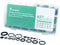 O Ring kit 457 Pcs Hydraulic o Rings 18 Size O Ring Assortment Rubber O-Ring Gasket Assortment Kit (457PCS)...
