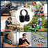 Ear Protection Headphones for Adults Kids, Noise Cancelling Headphones for Autism, Adjustable Noise Cancelling Ear Muffs, Earmuffs Hearing Protect...