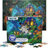 MISITU 100 Piece Puzzles for Kids Mushroom House Large Piece Puzzles 100 Pieces Puzzles for Adults Children Puzzles 100 Piece Families Challenging...