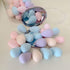 50 PCS Small Mini Makeup Sponges and Powder Puff with Makeup Mirror, Multi Colored Beauty Blender Makeup Sponge Facial Makeup Tools (Makeup Sponge...