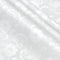 White Satin Jacquard Fabric 2 Yard, 60 Inch Wide Shiny Cloth Fabric, Sunflower Pattern Silky Brocade Fabric for Tablecloth, Table Runner, Napkins,...