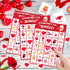 Valentines Day Large Size Bingo Game Card for Kids/Adults, 24 Players - Valentine Game for Family/School Classroom/Large Group, Valentine Party Fa...