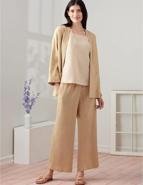 Simplicity Misses' Jacket, Tank Top, and Pull-On Pants Packet, Code 9271 Sewing Pattern, Sizes 18-26, White...