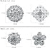 Brooches and Pins for Women, Lot 24pc Silver Color Clear Rhinestone Crystal Flower Brooch Pin DIY Wedding Bouquet Broaches Set...