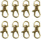 Lobster Claw Swivel Clasps Lobster Snap Clasp Hook for Key Ring DIY Jewelry Making 1-1/2"x5/8" (Light Gold - 20pcs)...