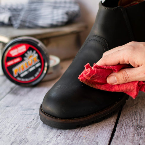 Bolero Kit - Complete Shoe Care Set: Black Shoe Polish, Saddle Soap, Bolero Brush, and Shine Sponge...