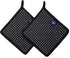 Encasa Homes 8 inches Oven Microwave Potholders (2 pc Set) for Kitchen Cooking & Baking - Heat Resistant, Thick & Safe, Protection of Hands from H...