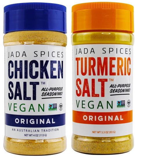 JADA Spices Chicken Salt Spice and Seasoning - Original, Turmeric Salt - Vegan, Keto & Paleo Friendly - Perfect for Cooking, BBQ, Grilling, Rubs, ...