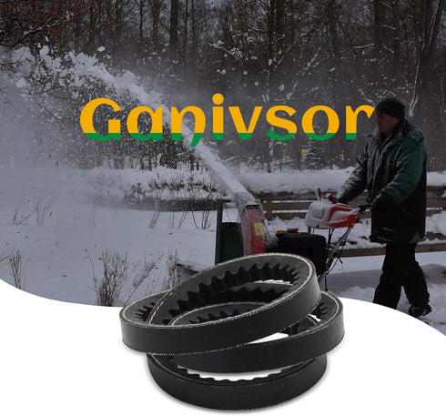 Ganivsor Replacement Cogged Auger Drive Belt for Toro Snow throwers 37-9080 379080...