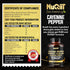 Extract 10:1 Cayenne Pepper Supplement with Turmeric Curcumin Root, Ginger Root, Ceylon Cinnamon Bark & More - Immune System, Joint Health & Diges...
