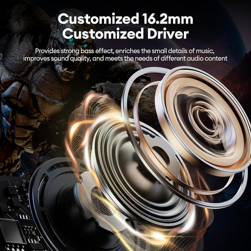 Transformers TF-T20 Open Ear Headphones Wireless Bluetooth 5.4 Earbuds, 60H Playtime Sport Earbuds Wireless with HD Mic Earhooks, Over Ear Headpho...