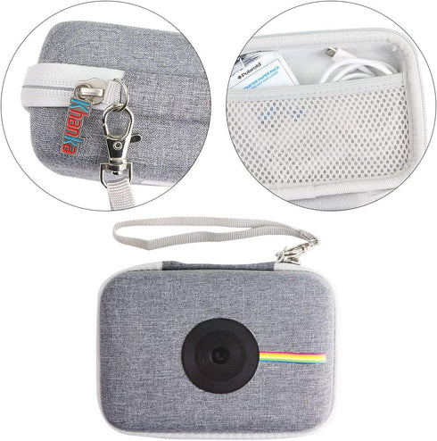khanka Hard Travel Case Replacement for Kodak Step Touch & Polaroid Snap Touch Instant Print Digital Camera (white zipper)...