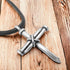 Antique Nail Cross Necklace...