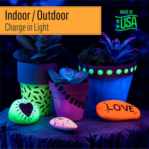 FolkArt glow in the dark paint, 8 oz, Green 8 Fl Oz...