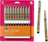 SAKURA Pigma Micron Fineliner Pens - Archival Black Ink Pens - for Writing, Drawing, or Journaling - Assorted Point Sizes - 10 Pack...