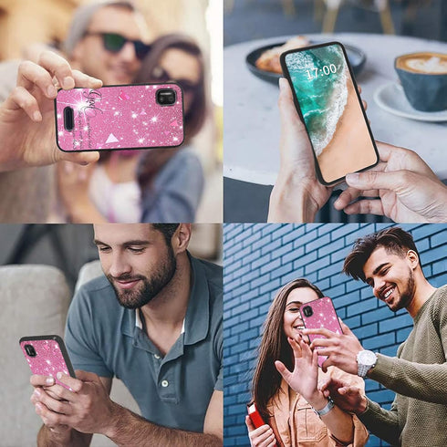 for Cloud Mobile Stratus C7 Case, Stratus C7 Phone Case, Flexible Soft TPU Scratch Resistant Non-Slip Shock Absorption Silicone Slim Back Case for...