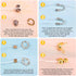 2220 Pieces Crimp Beads for Jewelry Making, Acejoz Knot Covers, Crimp Tubes and Wire Guardians with Crimping Pliers for DIY Jewelry Bracelets Neck...