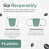 8oz HuskeeCup & Lid - Charcoal...