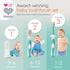 Cherish Baby Care Award-Winning Baby Toothbrush Set (3-24 months) - Baby Finger Toothbrush, Training Toothbrush & Toddler Toothbrush - BPA-Free In...