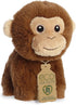 Aurora® Eco-Friendly Eco Nation™ Mini Monkey Stuffed Animal - Environmental Consciousness - Recycled Materials - Brown 5 Inches...