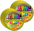 Crayon Birthday Party Supplies Set Plates Napkins Cups Tableware Kit for 16...
