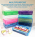 Plastic Translucent Pencil Box,Pencil Cases with Snap-Tight Lid for Pens, Pencils, School Supplies,Office Supplies, 1 Pack...