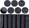 Litchi 7 Pack 8x12 Inch Faux Leather Sheets for Bow Earring, Easy to Cut Vinyl Fabric for Cricut, Durable Fade Resistant Leatherette Without Smell...