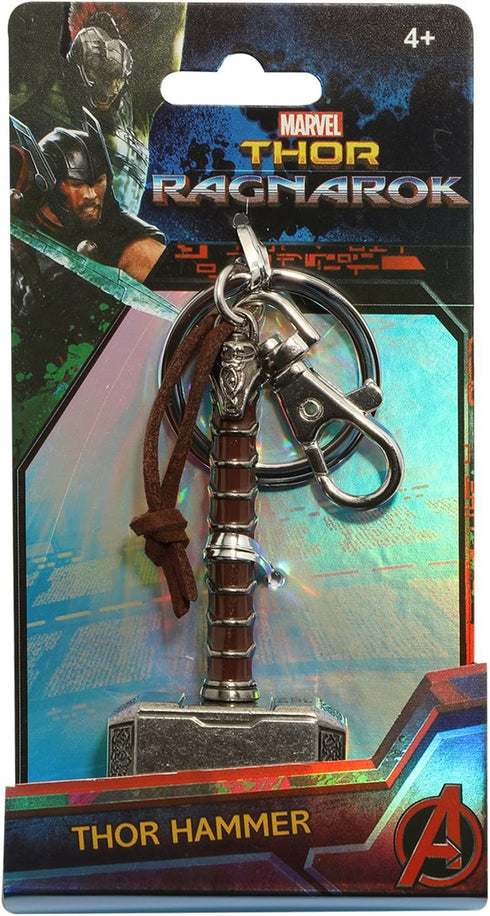 Thor Ragnarok Movie: Thor Hammer Pewter Keyring...