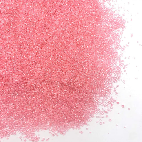 Edible Pink Sanding Sugar Sprinkles Cupcake Cake Toppers, Celebrations Candy Pearls Shaker Jar Wedding Party Cake Dessert Food Decoration Supplies...