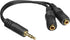 Belkin F8V234 Speaker and Headphone 3.5 mm AUX Audio Cable Splitter,Black...
