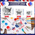 Patriotic Stencils for Painting, 28 PCS 4th of July Reusable Stencil Templates for Cookie Cake Scrapbooking Wood Drawing, American Independence Da...