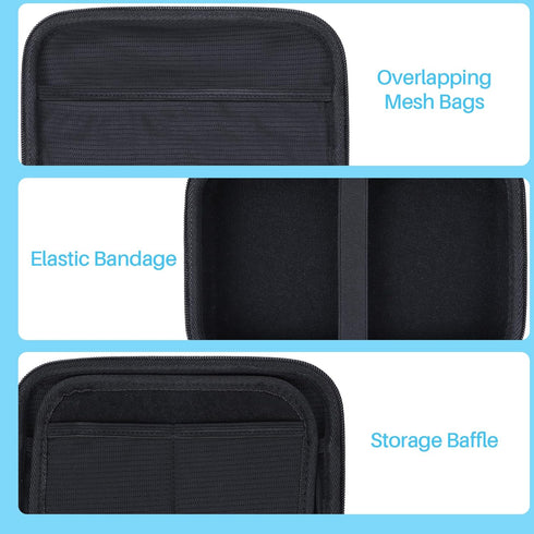Hard Case Compatible with 5-7 Inch Garmin RV 780/785 RV Cam 795 dezl OTR700/OTR710/OTR610 Garmin DriveSmart 76/65/61/66/55 Garmin Drive 51/52/53 G...