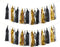 MerryNine Tissue Tassels Garlands 30PCS, 14 Inch Garland Banner Paper Tassels for Wedding, Baby Shower, Event & Party Supplies Decoration (Gold/Si...