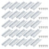 20 Piece Aluminum DIN Rails, 4 Inches Long, 35mm Wide, 7.5mm High, Top Hat Slotted DIN Rail with RoHS, Extra Premium Screws Included for Hardware ...