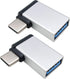 Right Angle USB C to USB 3.0 Adapter 90 Degree Type C Male to USB A 3.0 Female Converter,On The Go(OTG) for Smartphone,Laptops,Mouse Keyboards,Mor...