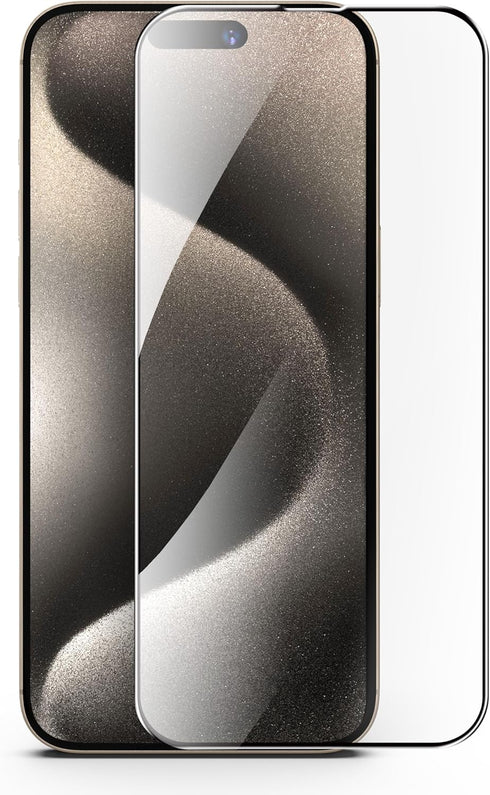 Magic-APP IPhone 15 pro Screen Protector,9H Hardness, HD Clear Tempered Glass, Auto Dust-Elimination, Bubble Free, Full Coverage, Easy Installatio...