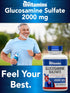 Glucosamine Sulfate Capsules 2000 MG (180 Count) | Joint Support* Supplement for Women & Men | Produced in The USA | Promotes Flexibility & Mobili...