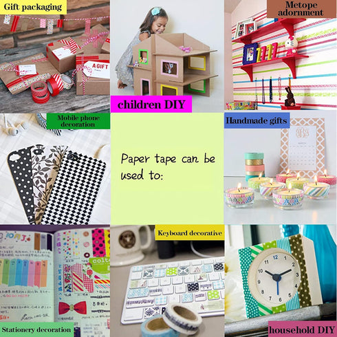 Happy Birthday Washi Tape,5/8" x 393 inches(15mm*10M) Happy Birthday Washi Tape, Masking Tape Craft Supplies Tape for Scrapbooking DIY Craft Decor...