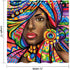 African American Woman Shower Curtain, Women Bath Curtains, Waterproof Upgrade Polyester Fabric Bathroom Decor Set with 12 Hooks, 72 x 72 Inches, ...