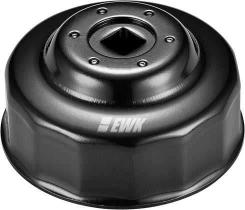 EWK 3/8 inch 64mm 14 Flute Oil Filter Wrench Compatible for Toyota Scion Honda Lexus...
