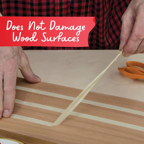 XFasten Double Sided Woodworking Tape 1-inch 180-Feet Total 3-Pack Double Stick Tape for Router Templates for Woodworking Tools; Wood Crafter Doub...