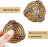 7-in-1 Fidget Spinner DND Dice Set, Rotate Metal Fingertip Gyro Rotate Dungeons and Dragons DND Compass Dice, Cool RPG Role Playing Table Game Dic...