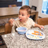 The First Years Bluey 4-Piece Place Setting - BPA Free Dishwasher Safe Toddler Dinnerware Set with Divided Plate, Bowl, Fork, Spoon - Multicolor...