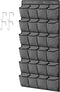 homyfort Over the Door Shoe Organizer, Hanging Shoe Rack Storage Holder with 24 Large Pockets for Closet Door, Men Women Kids Shoes, Cruise (Black...