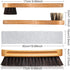 4 Pcs Horsehair Shine Shoes Brush Kit Polish Dauber Applicators Cleaning Leather Shoes Boots Care Brushes Suede Cleaner Brush with Microfiber Shoe...