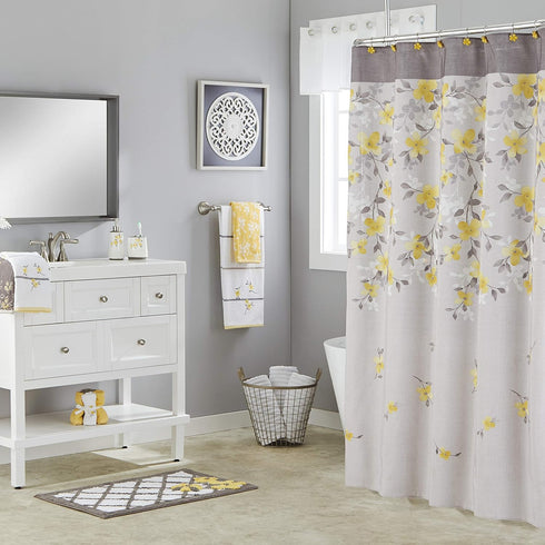 SKL Home Spring Garden Hand Towel, White...
