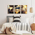 3pcs Natural Landscape Wall Art Modern Wall Decor Pictures Sunset, Sky, Clouds, Mountains And Rivers Posters Prints Canvas Paintings for Living Ro...