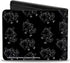 Nickelodeon Men's Wallet, Bifold, Mocking Spongebob Pose Outline Black Gray, Vegan Leather, Multicolor, Standard Size...
